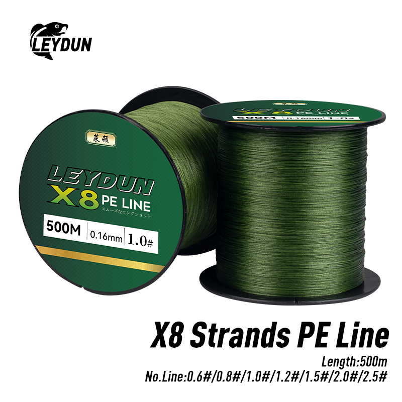 Ice Fishing Line - LEYDUN 500m Nuova Lenza da Pesca